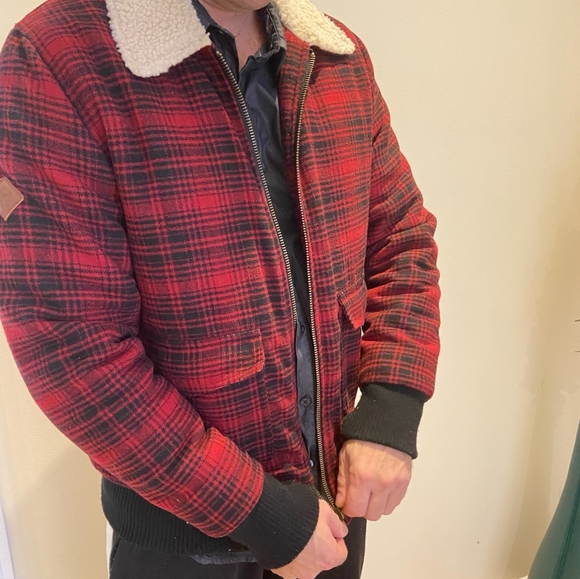 Plaid bomber jacket M - Picture 7 of 7